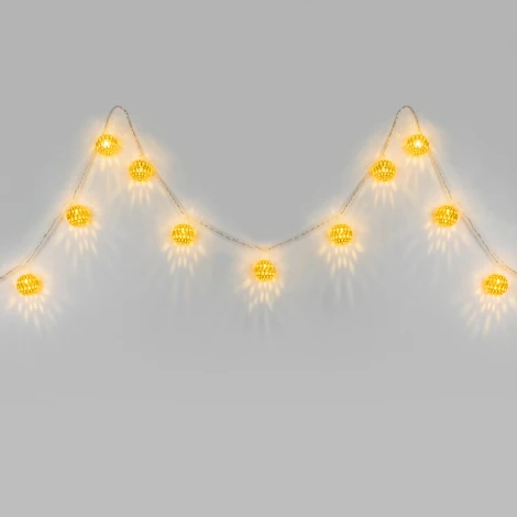 Гирлянда Eurosvet 400-003 золото/теплый белый с эффектом мерцания