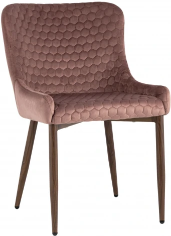 Стул Stool Group Ститч Хани велюр пыльно-розовый ножки дерево УТ000031317