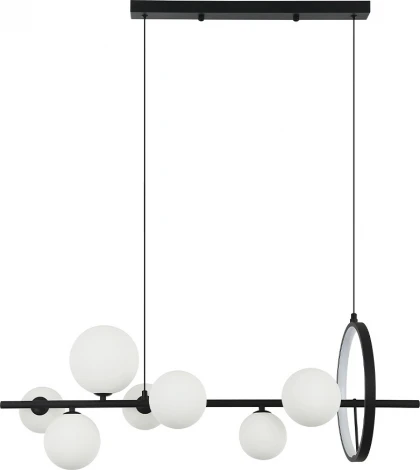 Подвесной светильник светодиодный Kink Light Иона 07608-7A,19(01) G9 7*5W+ Led 17W (220V, на проводе, шарики, молекулы)