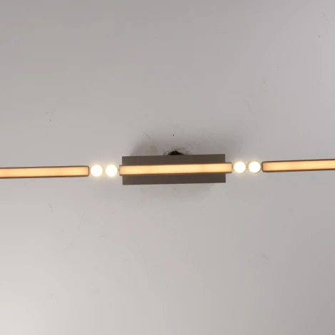 Подвесной светильник iLedex Vision 9309D-1200-2 GR+BK (220V, на проводе)