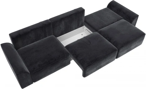 Диван прямой Лига-048 НПБ Лонг Лига Диванов (Велюр) арт.128258