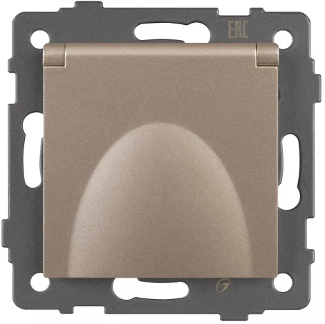 Механизм розетки влагозащищённый SCT-MCP-PL-GD-V (250V, 16A) (Arlight) 049837