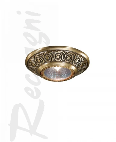 Встраиваемый точечный светильник Reccagni Angelo SPOT 7002 BRONZO (220V, круглые)