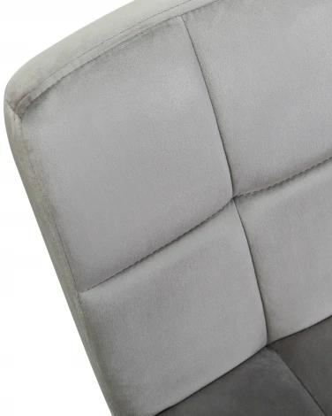 Набор 2 шт стул барный DOBRIN DOMINIC (серый велюр (MJ9-75))