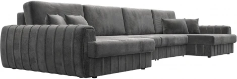 Диван П-образный Лига-057 НПБ Лонг Лига Диванов (Велюр) арт.129335