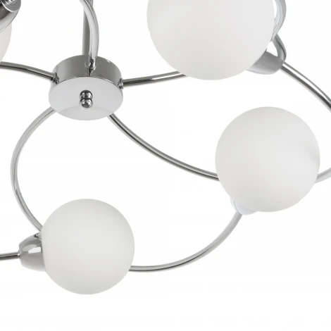 Потолочная люстра на штанге MyFar Leticia MR2251-5C (220V, шарики)