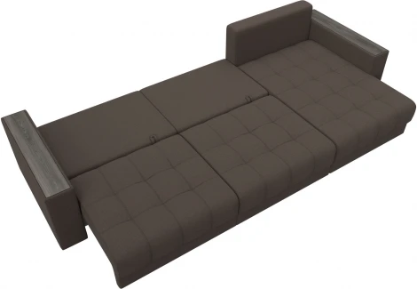 Диван угловой с декором Лига-049 НПБ Лонг Лига Диванов (Рогожка) арт.128290