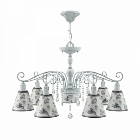 Подвесная люстра Lamp4you Provence 28 E4-07-G-LMP-O-8-CRL-E4-07-TR-DN