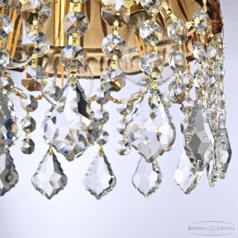 Подвесной светильник Bohemia 5478 5478/22 G Amber/M-1G Leafs