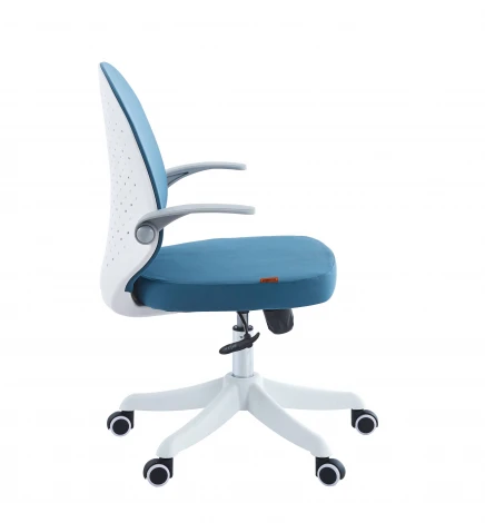 Кресло детское компьютерное CHAIRMAN CH107 голубой