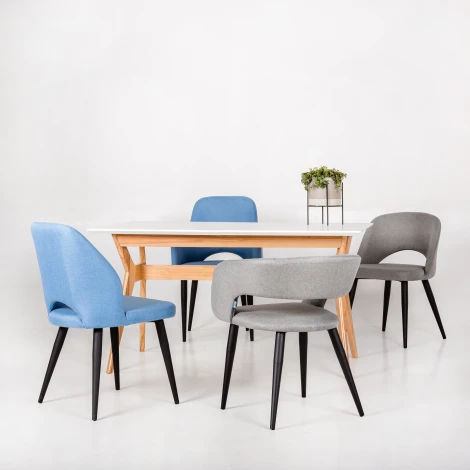 Стол R-Home Нарвик раскладной 120-160 БУК-Белый