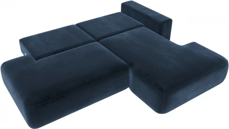 Диван угловой Лига-036 НПБ Модерн правый угол Лига Диванов (Велюр) арт.127776