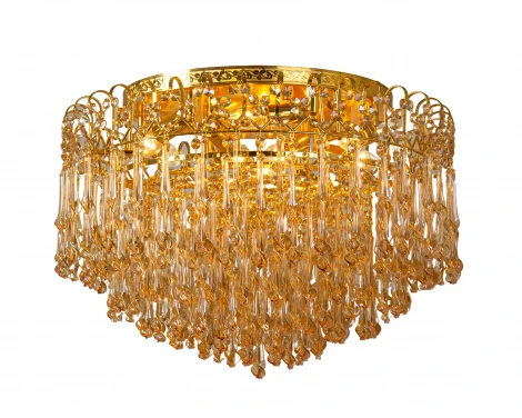 Потолочная люстра каскадная Abrasax Irma PL7307-8GO (220V)