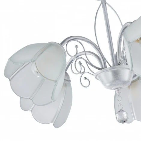 Подвесная люстра Arte Milano Amalfi-2656 332656/5 WT+SL (220V, подвески, на цепи)