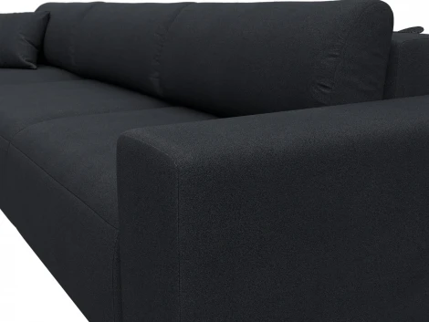 Диван угловой Лига-036 НПБ Классик Лонг левый угол Лига Диванов (Замша) арт.127798L