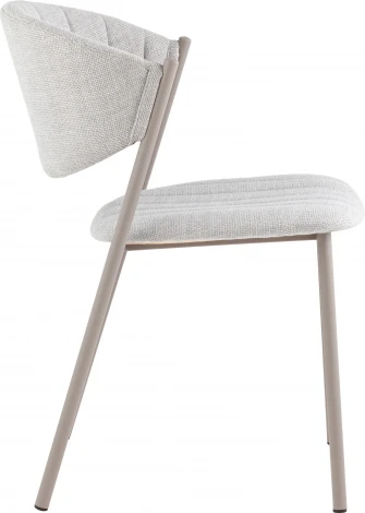 Стул Харпер ткань рогожка серо-голубой каркас серый матовый Stool Group (арт.УТ000038934)