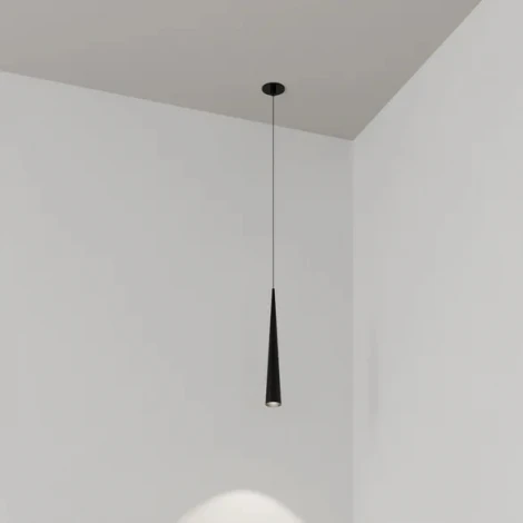 Подвесной светильник SP-STIRIA-L400-R57-5W Warm3000 (BK, 36 deg, 230V) (Arlight, IP20 Металл) 054463 (LED, на проводе)