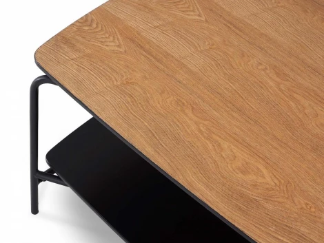 Стол журнальный Genua ОГОГО 802511 (коричневый, черный)