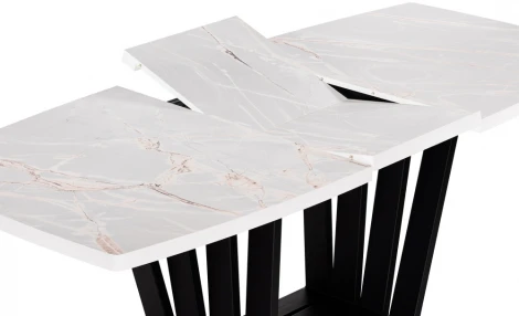 Кухонный стол Woodville Эудес (Металл/ЛДСП, Черный) 551079