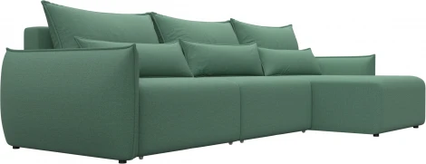 Диван угловой Лига-051 НПБ Лонг угол универсальный Лига Диванов (Рогожка) арт.128663