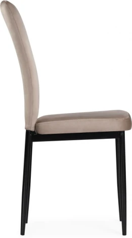 Стул на металлокаркасе Woodville Rek cappuccino / black