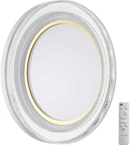 Настенно-потолочный светильник Sonex Suzy Gold 7641/EL MARON SN LED 70Вт 3000-6000K D490 IP43 пульт ДУ (220V, круглые)