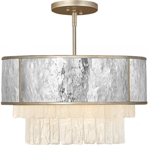 Потолочная люстра на штанге Reverie QN-REVERIE-4P-CPG Hinkley (220V, подвески, круглые)