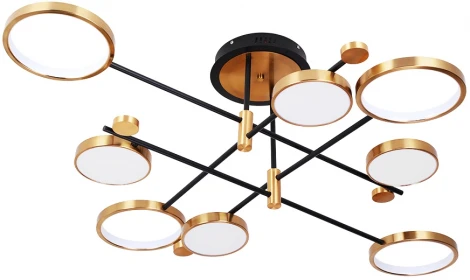 Потолочная люстра на штанге Arte Lamp Holly A1364PL-8PB (LED, 220V, пульт управления)