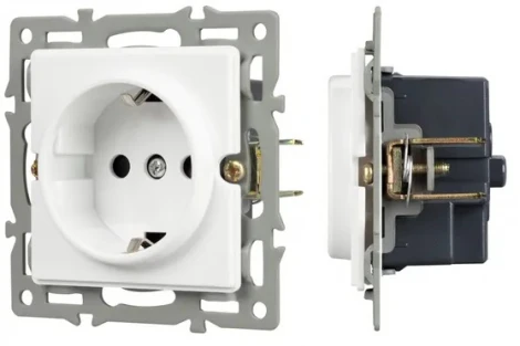 Механизм электрической розетки SCT-GP-MEU-PL-WH (250V, 16A) (Arlight) 043739