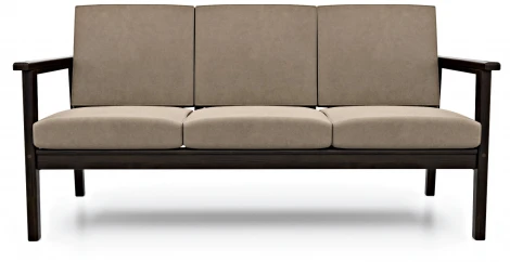 Диван Arsko прямой Лориан Б венге велюр бежевый