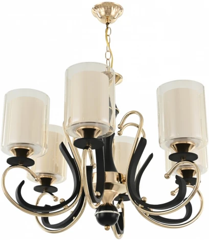 Подвесная люстра Arte Milano Florentia-2237 302237/6 Bk/Gd (220V, на цепи)