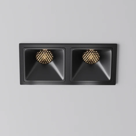 Встраиваемый светильник Maytoni Alfa LED DL043-02-10W3K-SQ-B-1 (220V)