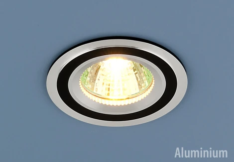 Встраиваемый точечный светильник Elektrostandard 5305 MR16 CH/BK хром/черный