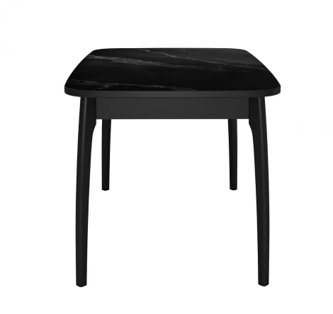 Стол DikLine MK15 Керамика Черный мрамор/подстолье черное/опоры черные арт.00-00079582