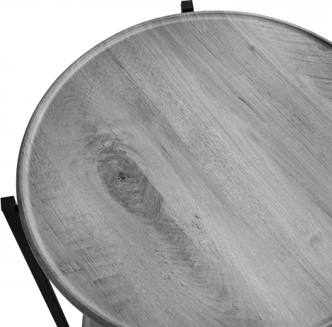 Стол журнальный BeautyStyle 21 орех гикори grey/черный от фабрики Mebelik