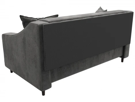 Диван прямой Лига-071 (ЛДСП,Брус,Фанера/Дерево/Велюр/Серый) Лига Диванов 129776