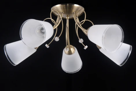 Потолочная люстра Natali Kovaltseva 76058 76058/5C ANTIQUE