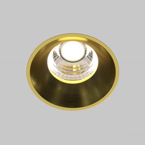 Встраиваемый светильник под гипсокартон Maytoni Round DL058-7W4K-TRS-BS (LED, 220V, круглые)