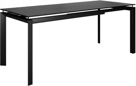 Стол DikLine KT120 мрамор черный Оникс,опоры черные