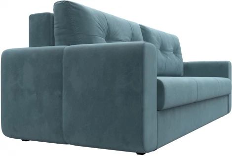 Диван прямой Лига-031 (Бирюзовый/Велюр) Лига Диванов арт.121254