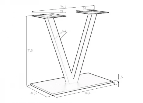 Подстолье обеденное DOBRIN VECTOR