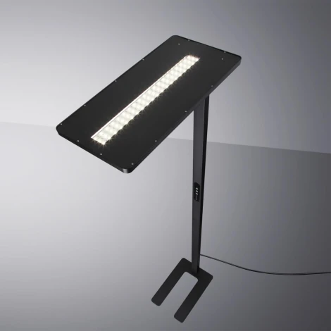 Торшер светодиодный диммир. полного спектра Novotech Studi 359974 черный IP20 LED 50W+50W 180-265V 4000K 6500Лм