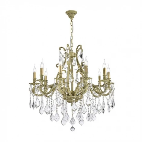 Подвесная люстра Dio D'Arte Barolo E 1.1.10.600 W (220V, на цепи, подсвечник, свеча)