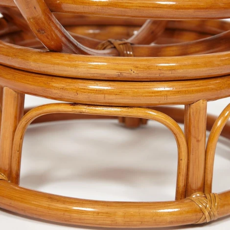 Столик журнальный со стеклом "BENOA" 5005 Pecan (орех)