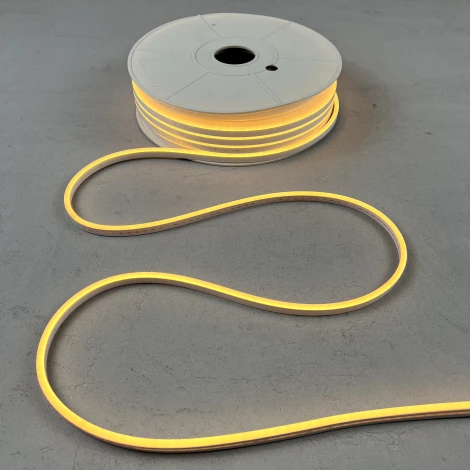 Односторонний Гибкий Неон 8х16мм Тепло-Белый 24В, IP65 Laitcom FR-23501