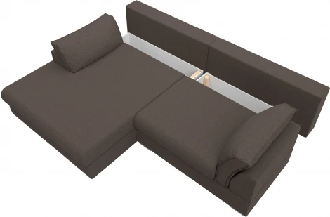 Диван угловой Пекин угол левый Лига Диванов (Рогожка) арт.122946L