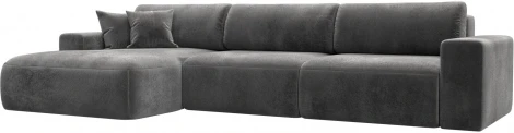 Диван угловой Лига-036 НПБ Классик Лонг левый угол Лига Диванов (Велюр) арт.127797L