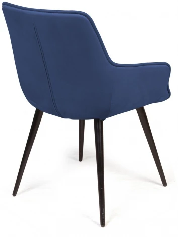 Стул Top Concept Capri поворотный 360 градусов, бархат синий 29 / опора конус