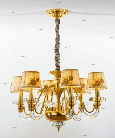 Подвесная люстра IDLamp Domenica 402/6-LEDOldbronze