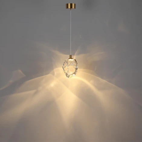 Подвесной светильник Odeon Light Gemme 7114/4LB прозрачное стекло/металл IP20 LED 4W 300Лм 3000K 200° 220V